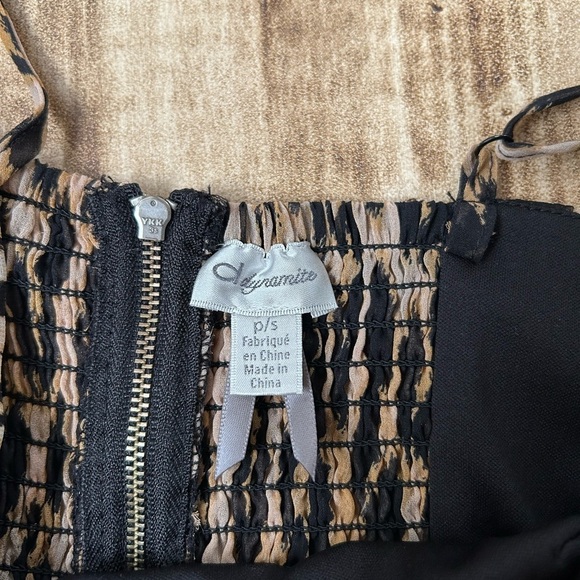 Dynamite Leopard Spaghetti Dress - Picture 9 of 11